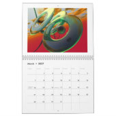 Mural Calendrier d'art numérique de piliers de Scott (Mar 2027)