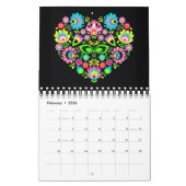 Mural Calendrier d'art populaire - SRF (Feb 2026)