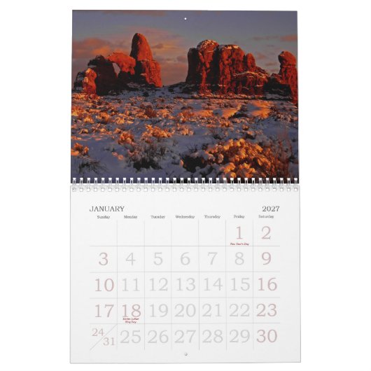 Mural Calendrier d'arts de WanderLin (Jan 2027)