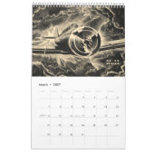 Mural Calendrier d'avions du cru 2014 (Mar 2027)