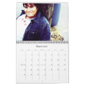 Mural calendrier de 12 mois (Mar 2027)