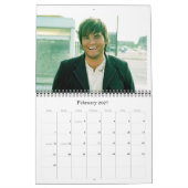 Mural calendrier de 12 mois (Feb 2027)