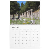 Mural Calendrier de 12 mois Ephèse, Turquie (Mar 2027)