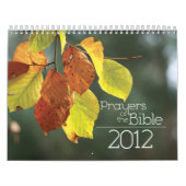 Mural Calendrier de 2012 chrétiens : Prières de la bible (Protection)