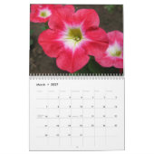 Mural Calendrier de 2012 fleurs (Mar 2027)
