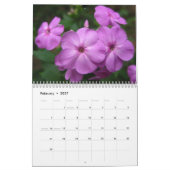 Mural Calendrier de 2012 fleurs (Feb 2027)