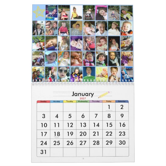 Mural Calendrier de 2013 SMA et de SMARD (Jan 2027)