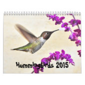 Mural Calendrier de 2015 colibris (Protection)
