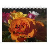 Mural Calendrier de 2015 fleurs (Protection)