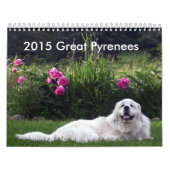 Mural Calendrier de 2015 Grands Pyrénées (Protection)
