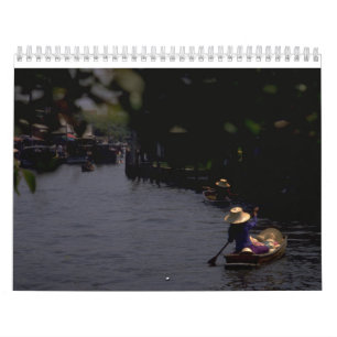 Mural Calendrier de 2017 notes de voyage