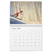 Mural Calendrier de 2017 notes de voyage (Jan 2027)