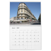 Mural Calendrier de 2018 notes de voyage (Mar 2027)