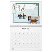 Mural Calendrier de "bandes dessinées de dimanche" du (Feb 2026)