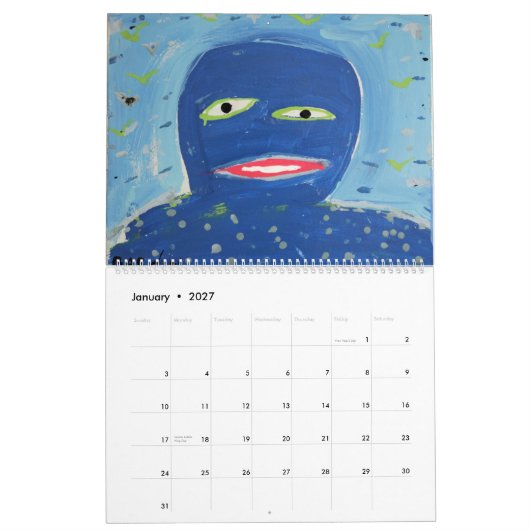 Mural Calendrier de BardinArt 2013 (Jan 2027)