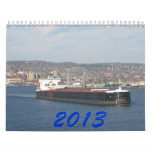 Mural Calendrier de bateaux de Great Lakes