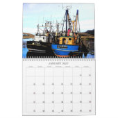 Mural Calendrier de bateaux et de bateaux (Jan 2027)