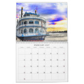 Mural Calendrier de bateaux et de bateaux (Feb 2027)