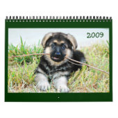 Mural Calendrier de berger allemand (Protection)