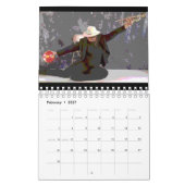 Mural Calendrier de boule de trompette [conception (Feb 2027)