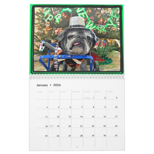 Mural Calendrier de Bumblesnot 2017 (Jan 2026)