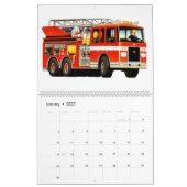 Mural Calendrier de camion de construction de 2018 (Jan 2027)