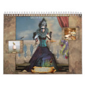 Mural Calendrier de carte enchanté par 2011 (Protection)