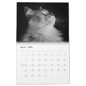 Mural Calendrier de chat de 2018 Sibériens (Mar 2027)