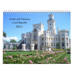 Mural Calendrier de château et de châteaux 2011