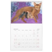 Mural Calendrier de chaton et de chat de Purrfect (Jan 2027)
