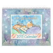Mural Calendrier de chats 2013 par Molly Harrison (Protection)
