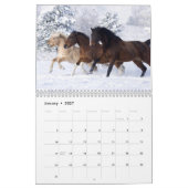 Mural Calendrier de chevaux (Jan 2027)