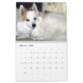 Mural Calendrier de chien (Feb 2027)