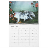 Mural Calendrier de chien d'imaginaire (Mar 2027)