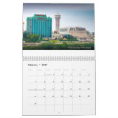 Mural Calendrier de chutes du Niagara imprimé par (Feb 2027)