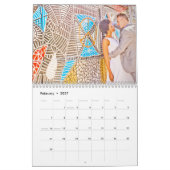 Mural Calendrier de Claudia et de mariage de Scott (Feb 2027)