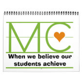 Mural Calendrier de concentration mathématique (Protection)