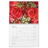 Mural Calendrier de coutume des roses 2018 (Feb 2027)