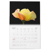 Mural Calendrier de coutume des roses 2018 (Mar 2027)