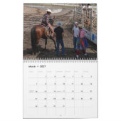 Mural Calendrier de cowboy (Mar 2027)