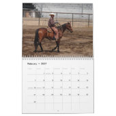 Mural Calendrier de cowboy (Feb 2027)
