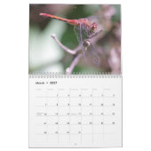 Mural Calendrier de Damselflies et de libellules (Mar 2027)