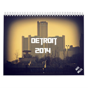 Mural Calendrier de Detroit 2014