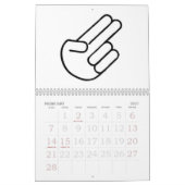 MURAL CALENDRIER DE DIAGRAMME DE PLAISIR (Feb 2027)