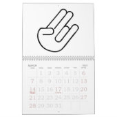 MURAL CALENDRIER DE DIAGRAMME DE PLAISIR (Mar 2027)