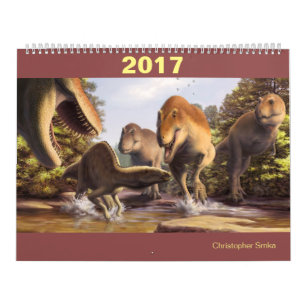 Mural Calendrier de dinosaure