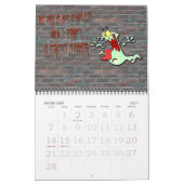Mural calendrier de dix-huit mois de Halloween (Feb 2027)