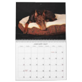 Mural Calendrier de dobermann (Jan 2027)