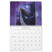 Mural Calendrier de douze mois du royaume de Tiffany (Mar 2026)