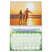 Mural Calendrier de famille personnalisé (Mar 2026)